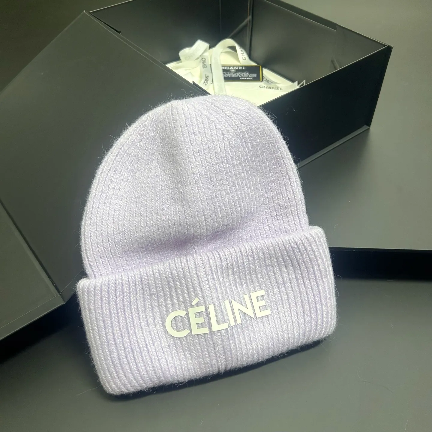 Celine rabbit fur knitted hat, limited edition, 30 colors for single selection🔥[Love][Love]