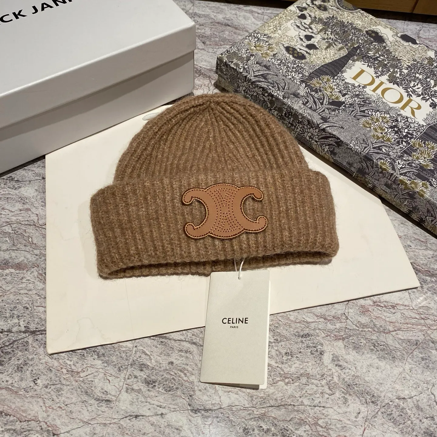 Celine wool knit hat