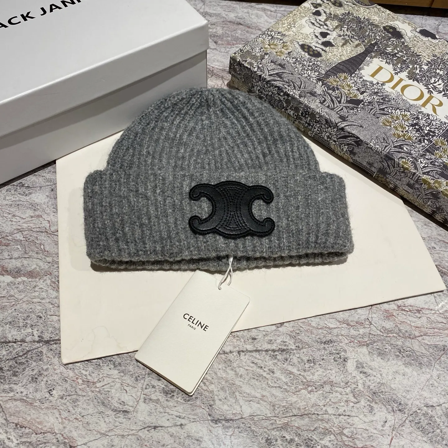 Celine wool knit hat