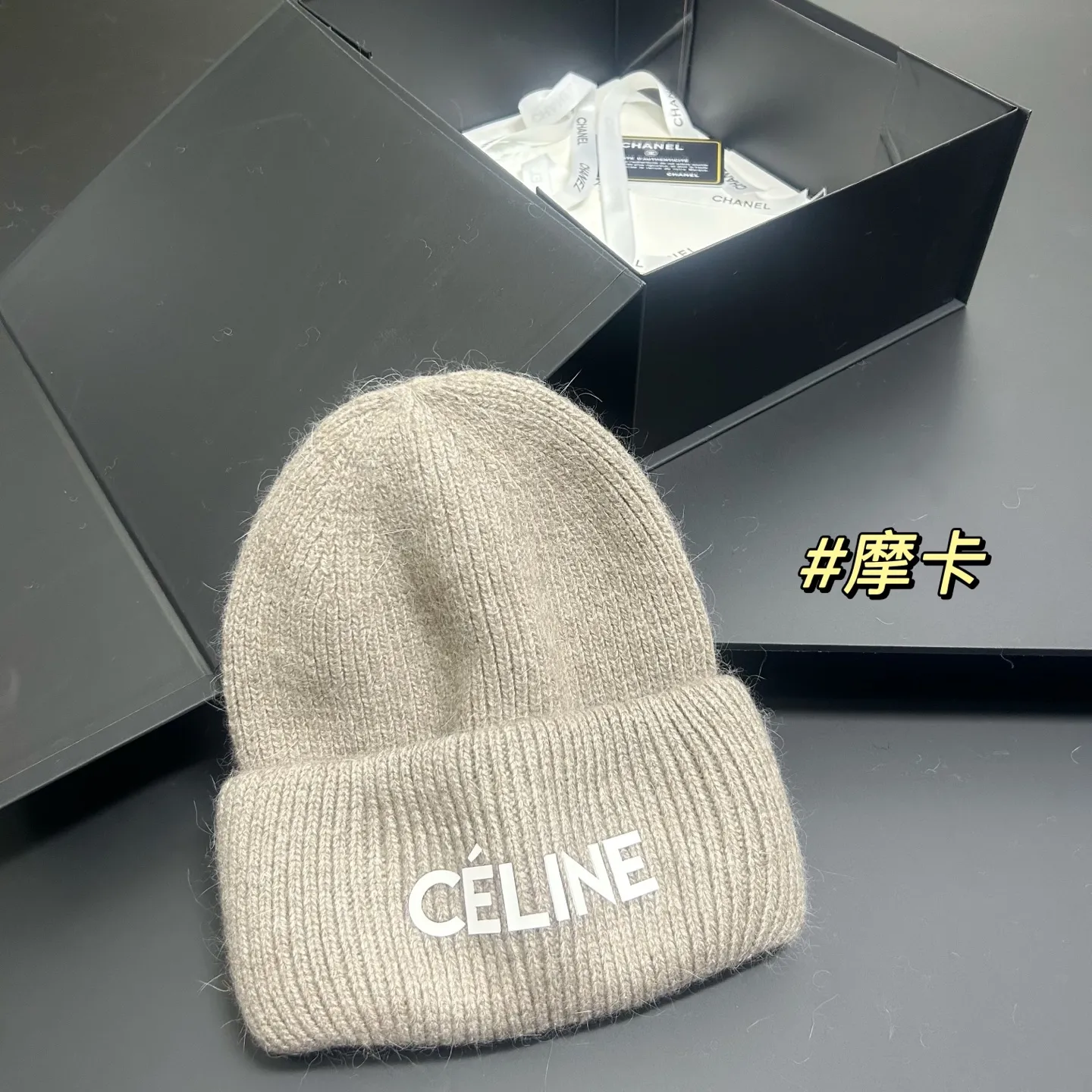 Celine rabbit fur knitted hat, limited edition, 30 colors for single selection🔥[Love][Love]