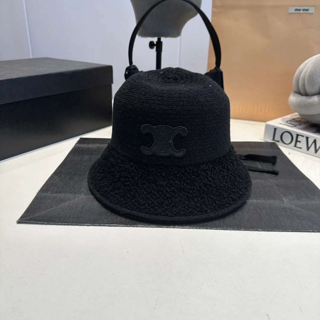 P70 Celine spring and summer style fisherman hat with hook, simple and elegant, head circumference 57cm