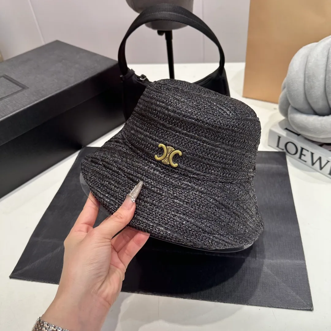 P60 Celine new straw hat, head circumference 57cm