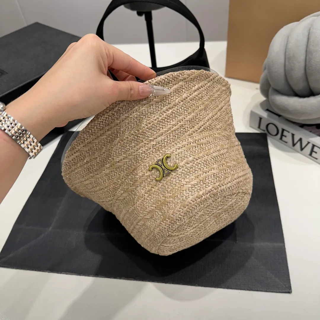 P60 Celine new straw hat, head circumference 57cm