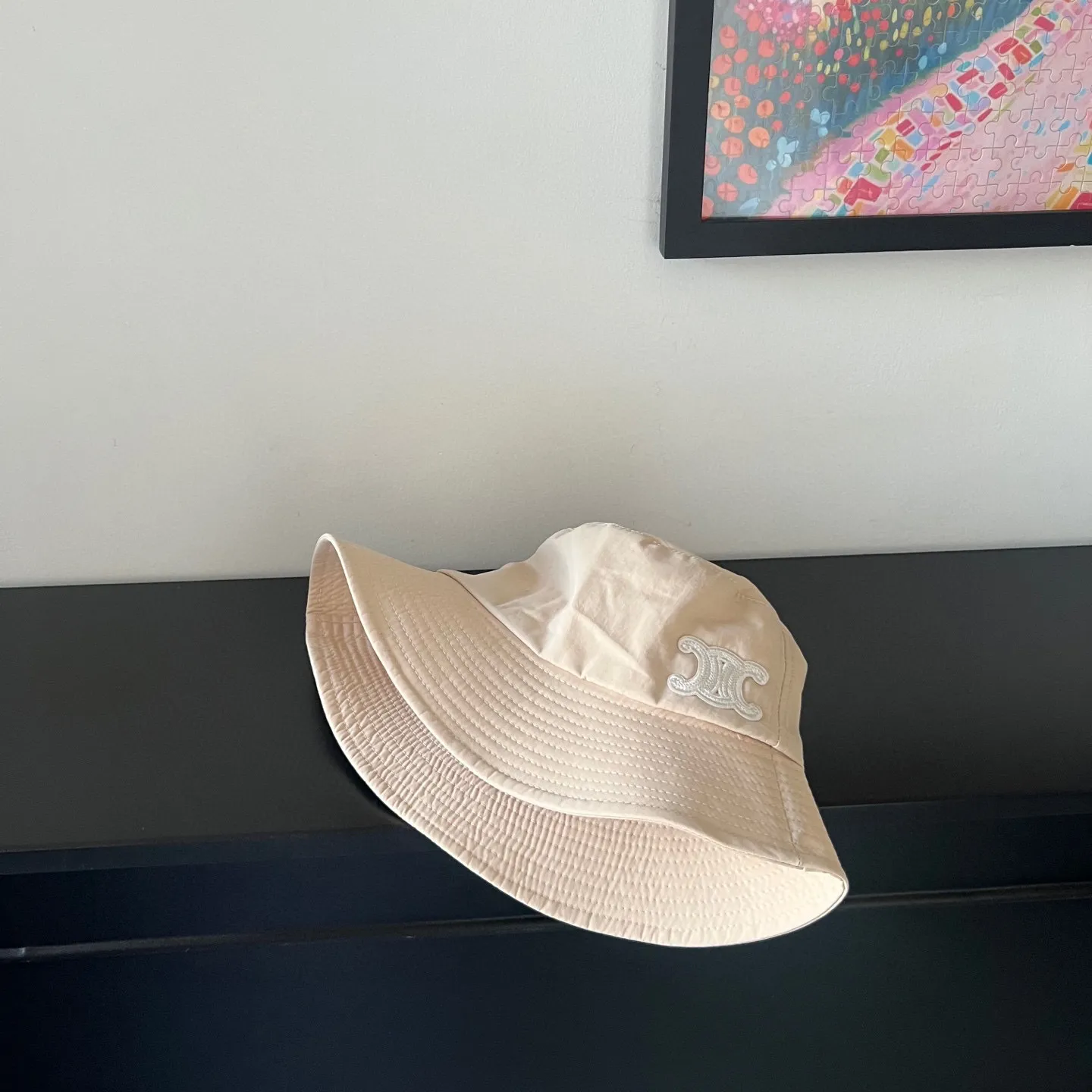 🉐140💛 Comes with dust bag [Celine] 2025 new style simple fisherman hat made of smooth material, unique design ~ versatile for daily use