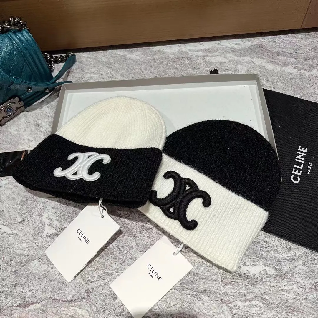CELINE cashmere knitted hat