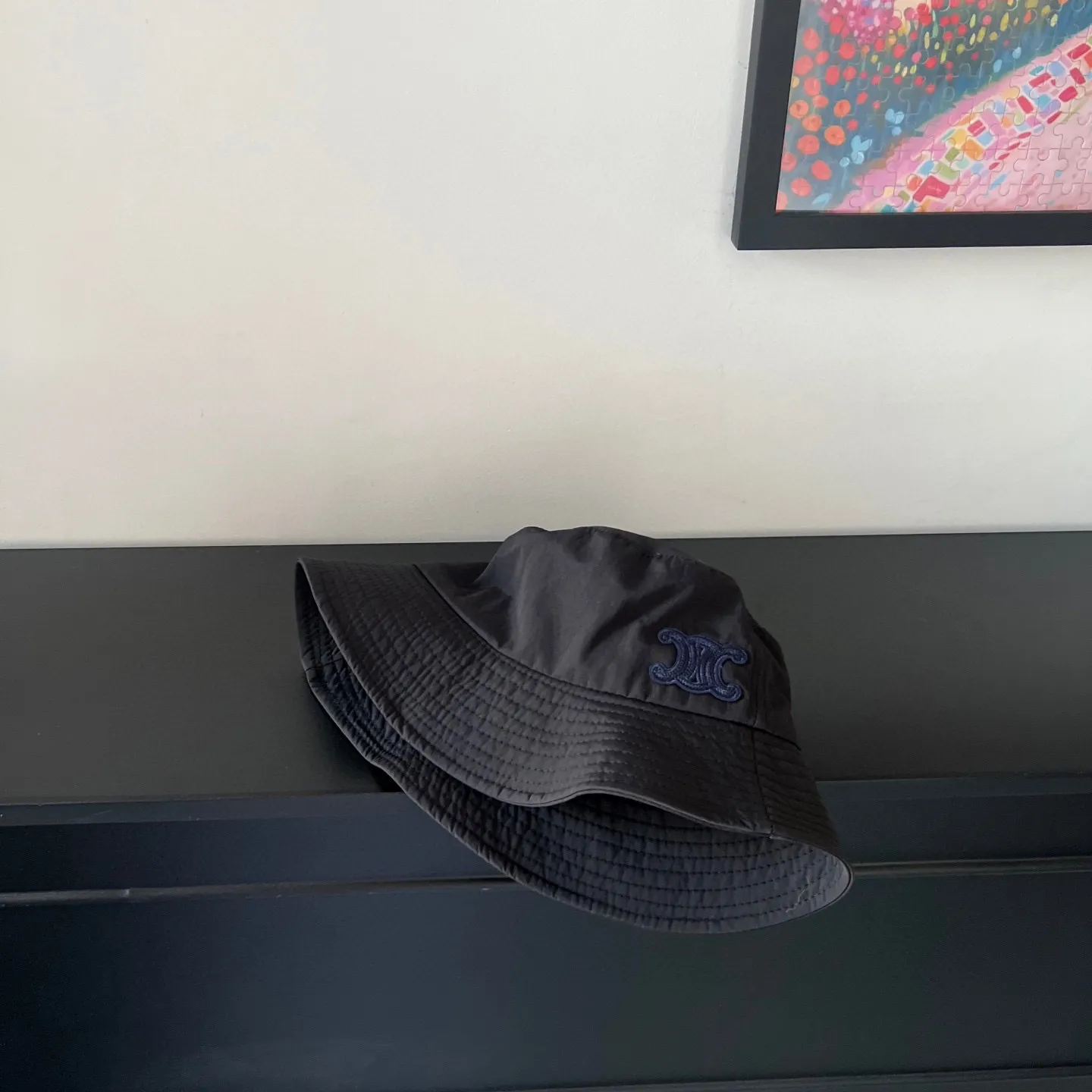 🉐140💛 Comes with dust bag [Celine] 2025 new style simple fisherman hat made of smooth material, unique design ~ versatile for daily use