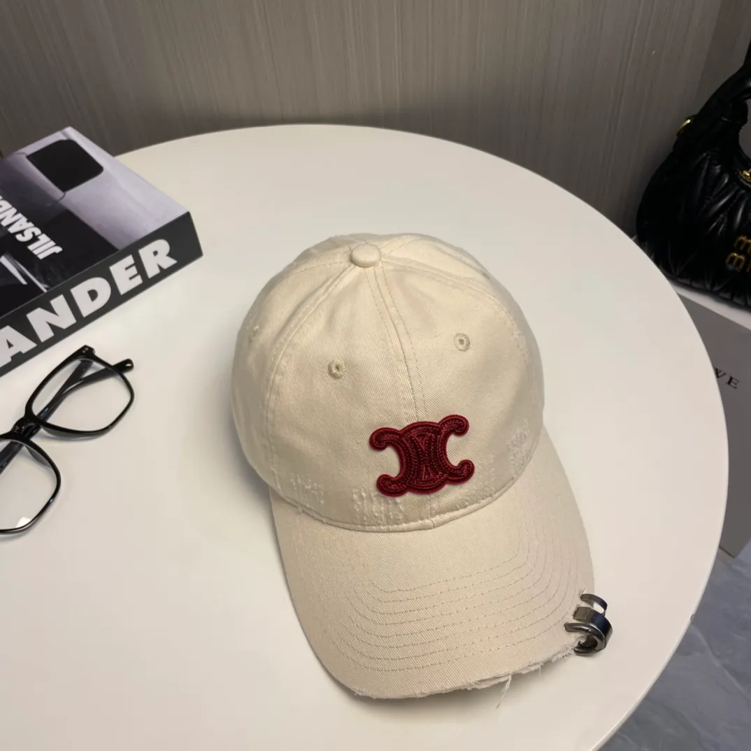 P70💛 Comes with dust bag [CELINE Celine] 2024 new simple baseball cap, new model shipped, big brand style is super easy to match, hurry up and get it!