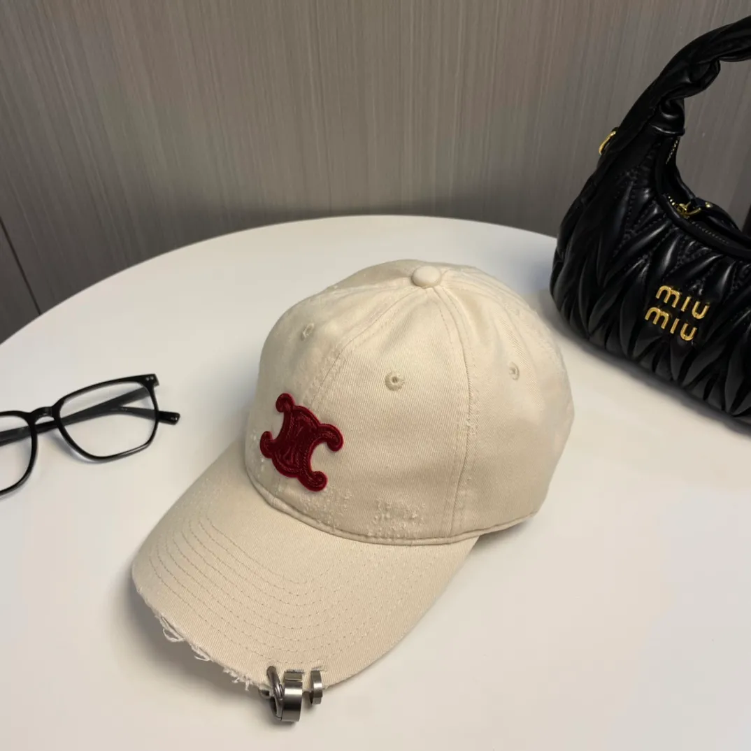 P70💛 Comes with dust bag [CELINE Celine] 2024 new simple baseball cap, new model shipped, big brand style is super easy to match, hurry up and get it!