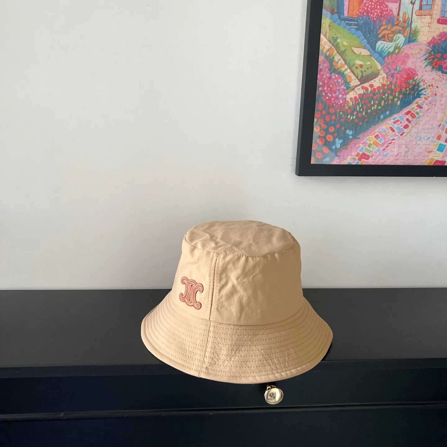 🉐140💛 Comes with dust bag [Celine] 2025 new style simple fisherman hat made of smooth material, unique design ~ versatile for daily use