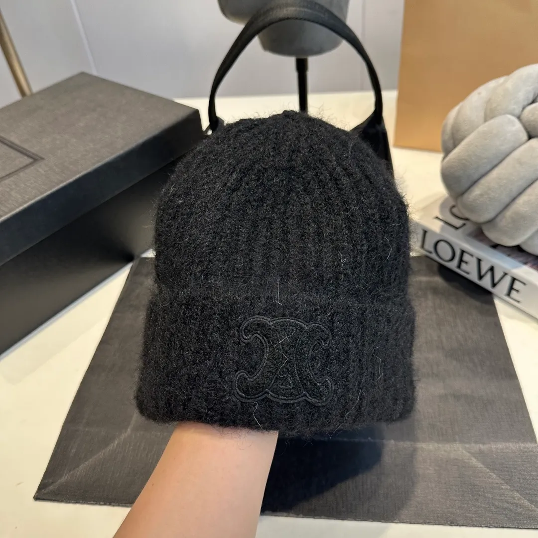 P70 Celine new autumn and winter wool hat, running size, head circumference 57cm