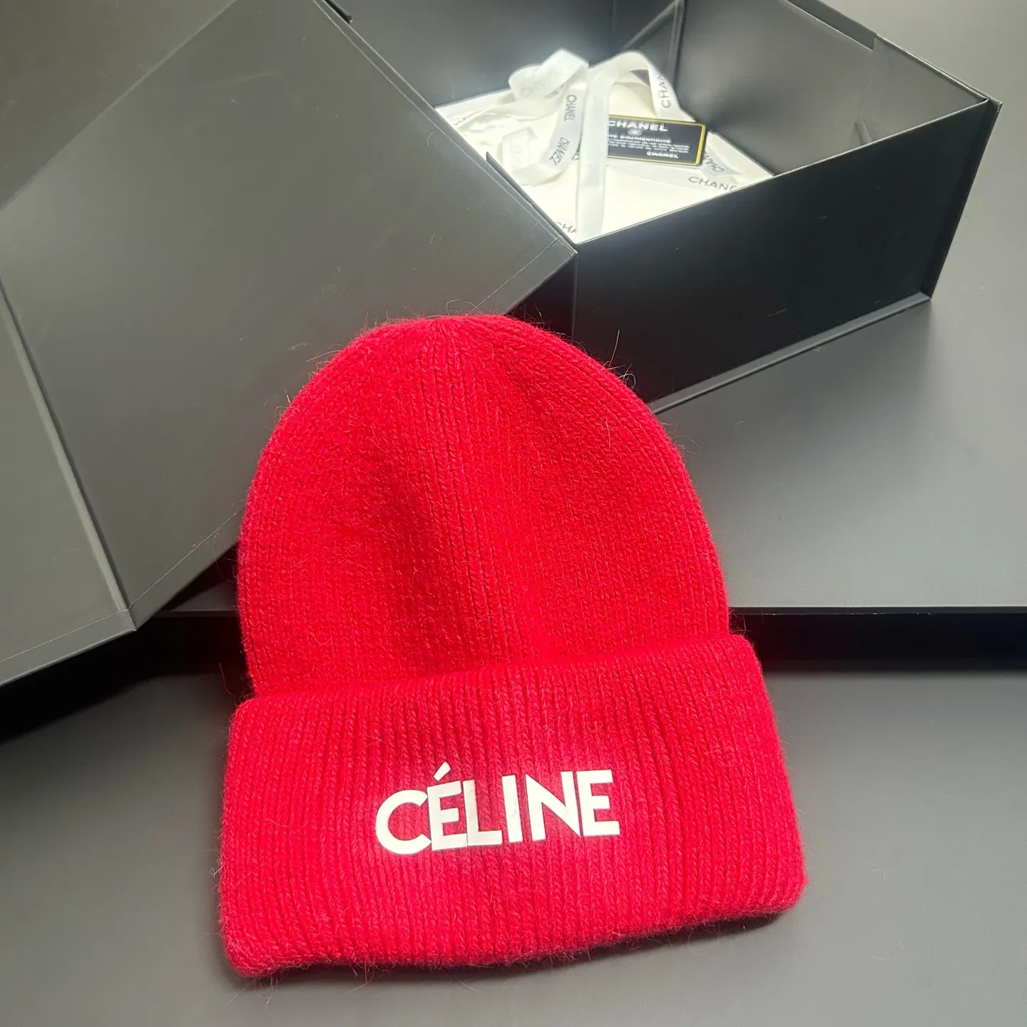 Celine rabbit fur knitted hat, limited edition, 30 colors for single selection🔥[Love][Love]