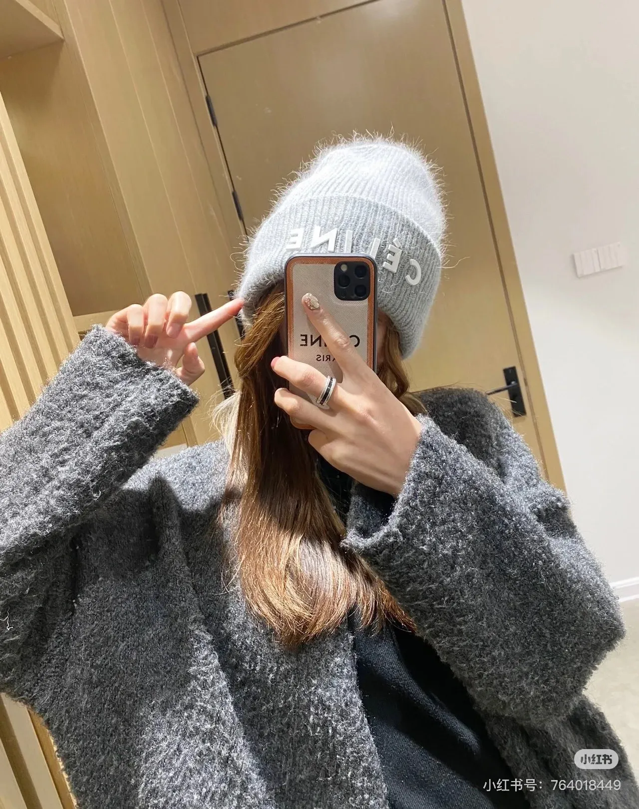Celine rabbit fur knitted hat, limited edition, 30 colors for single selection🔥[Love][Love]