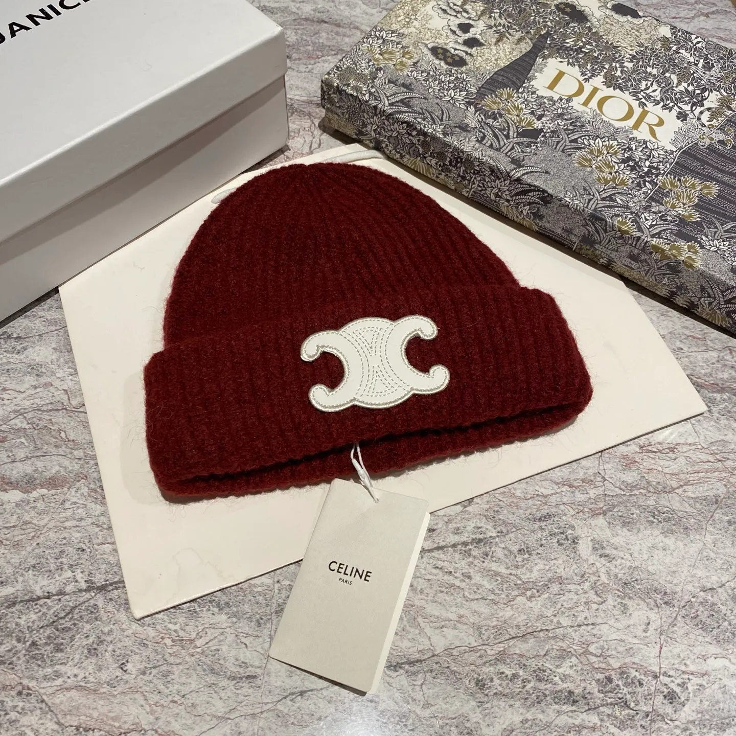 Celine wool knit hat
