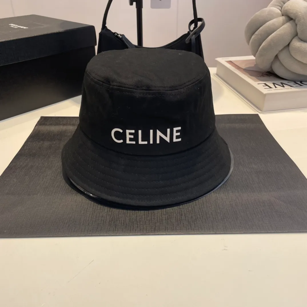 p50 Celine bucket hat, official new model, unisex, high version, the most beautiful quality!