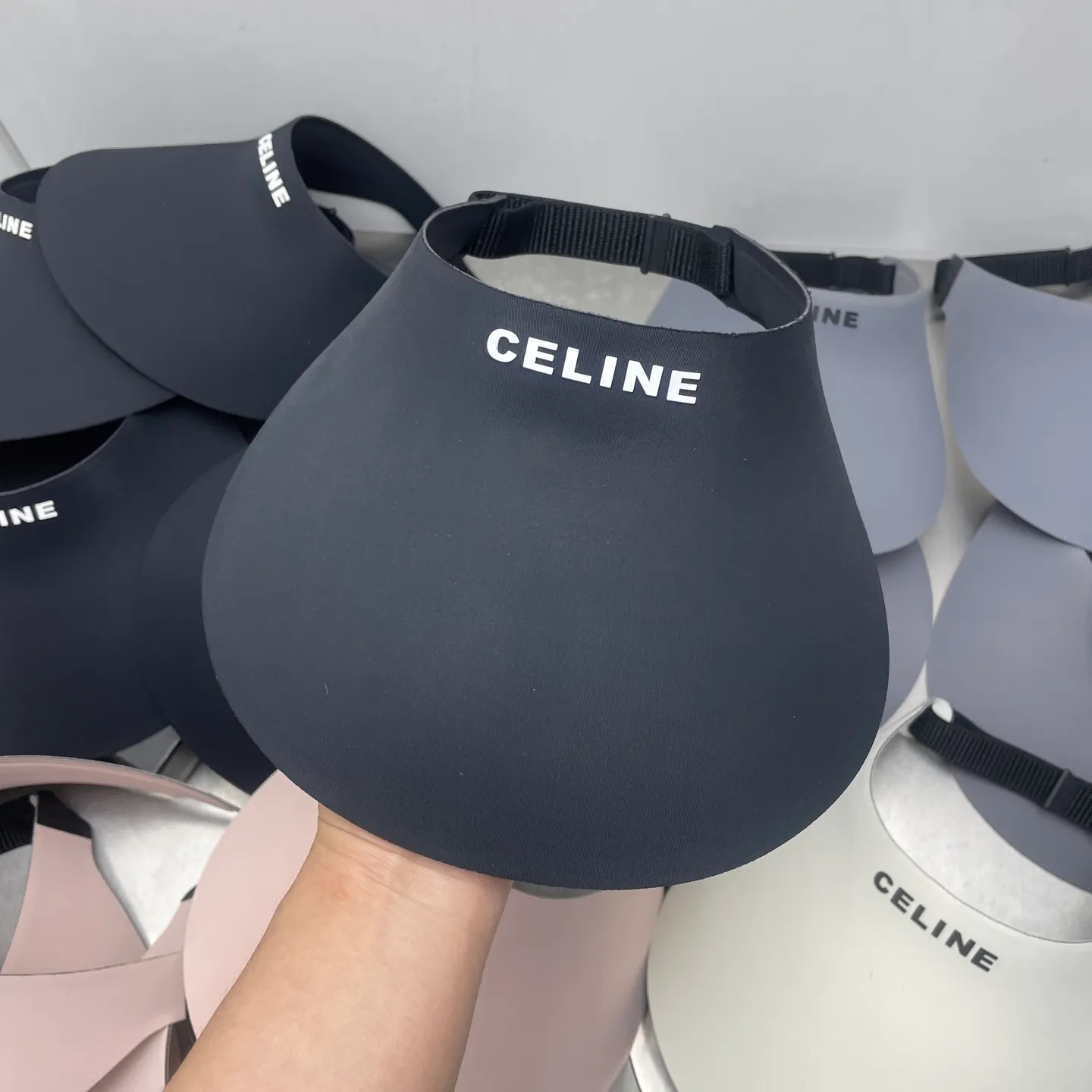 Celine ice silk empty top hat