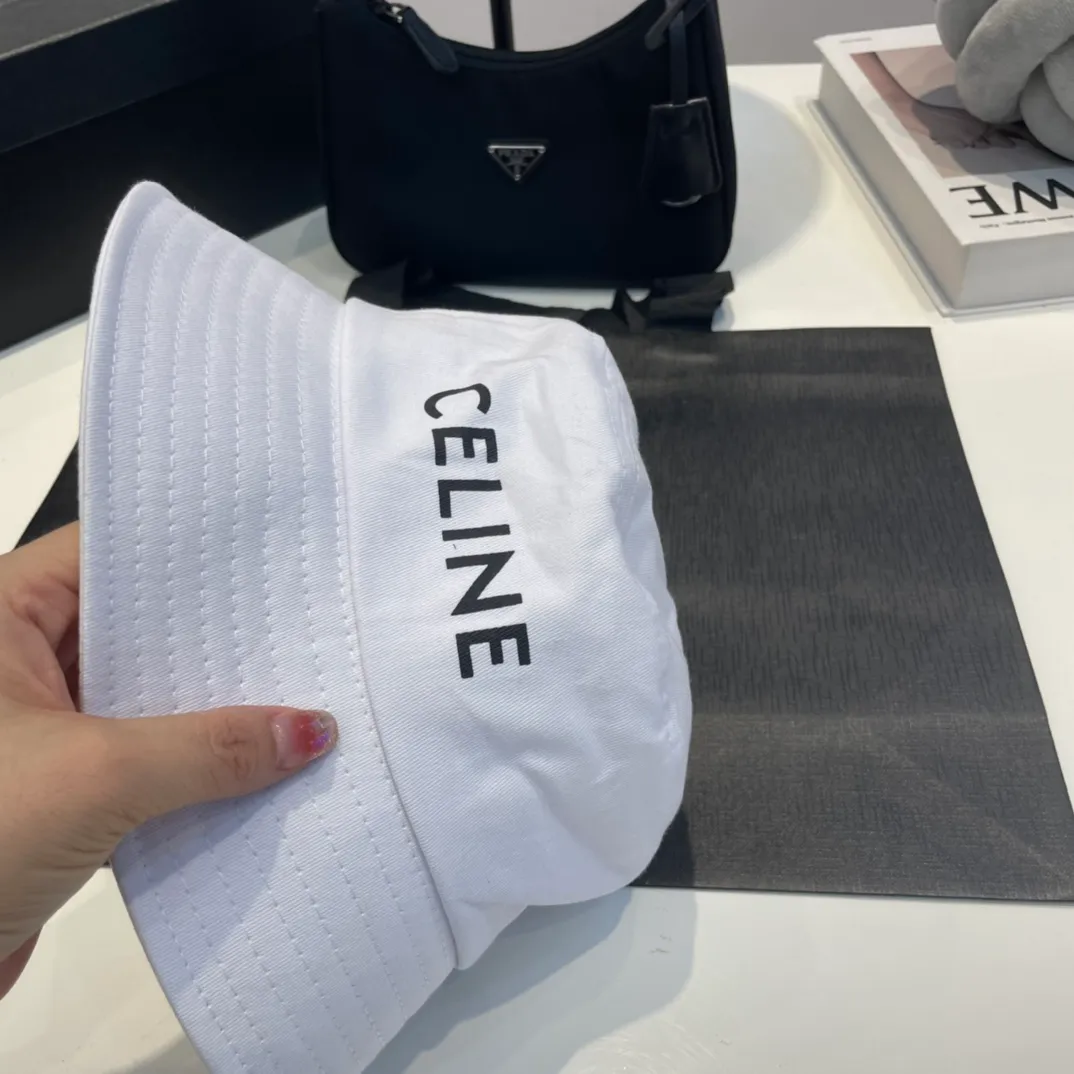 p50 Celine bucket hat, official new model, unisex, high version, the most beautiful quality