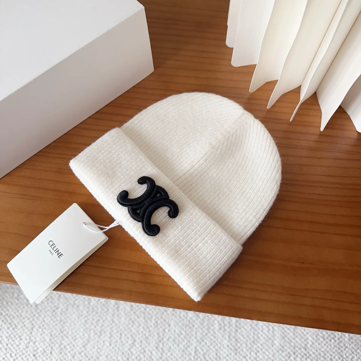 💰46 Celine 2025 autumn and winter new wool hat, knitted hat for men and women,