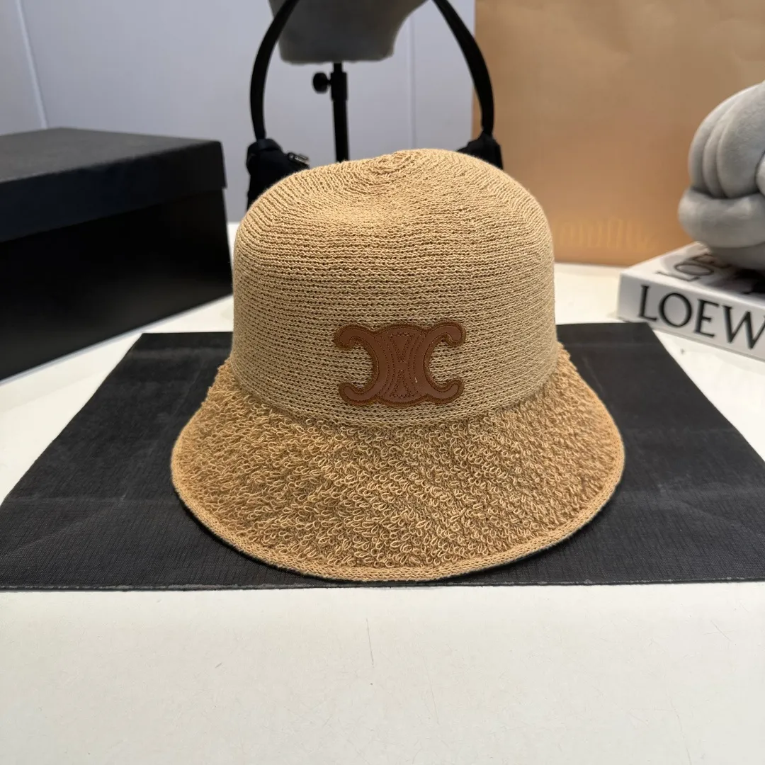 P70 Celine spring and summer style fisherman hat with hook, simple and elegant, head circumference 57cm