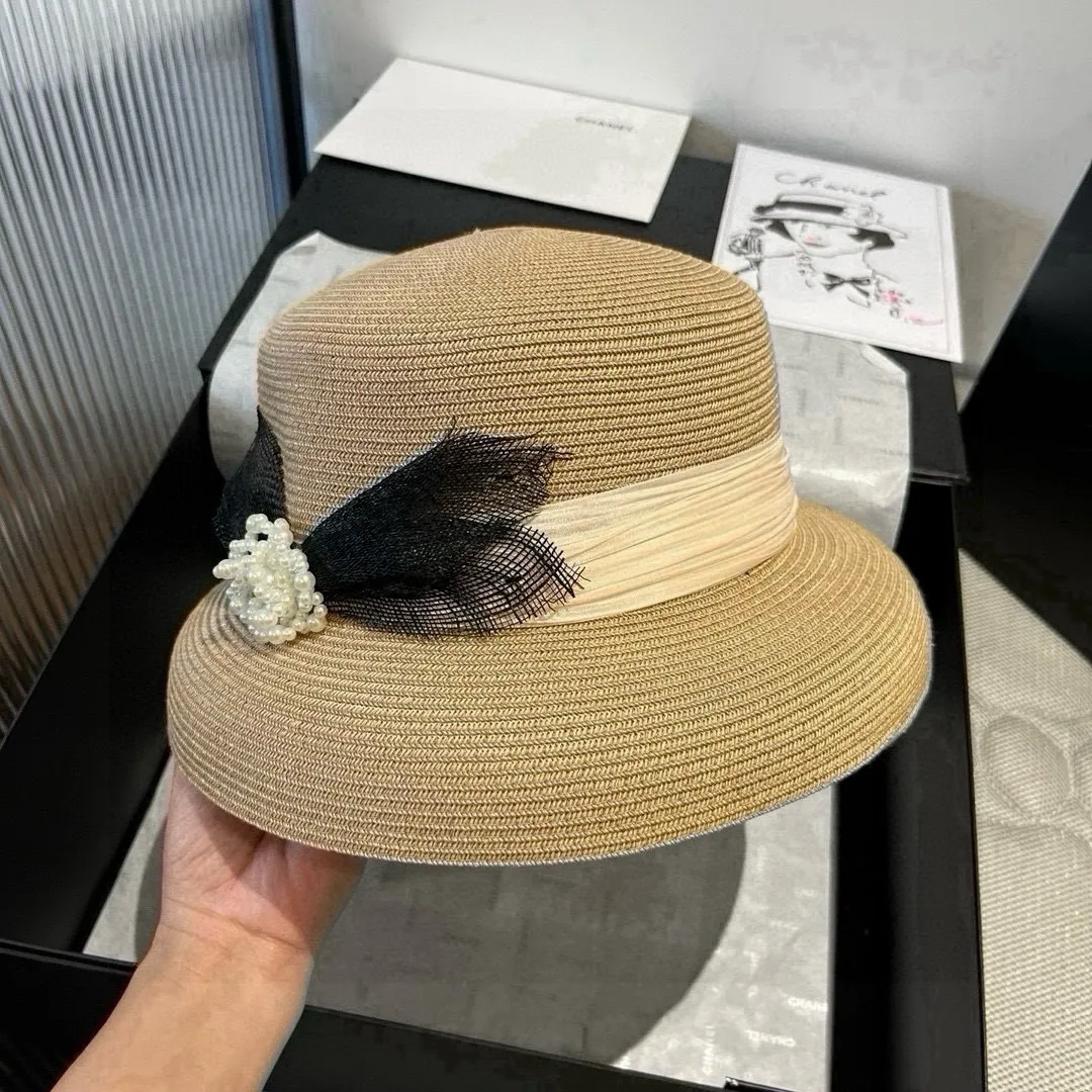 💰170¥ Celine, new basin hat, matched with linen accessories, full of ladylike style, head circumference 57cm