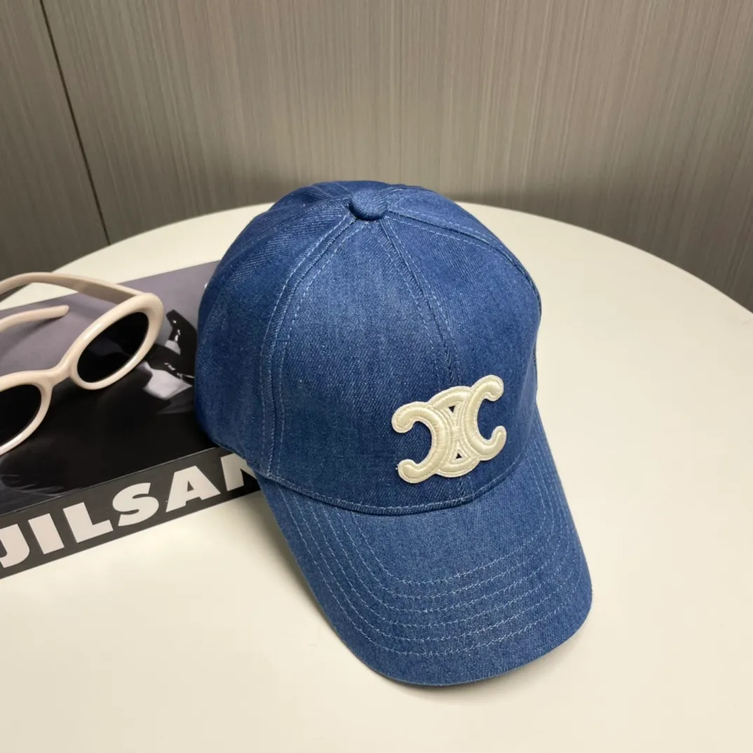 P66 comes with dust bag, CELINE high-quality new washed denim baseball cap, the best quality, casual and elegant, simple and fashionable, you can compare it yourself