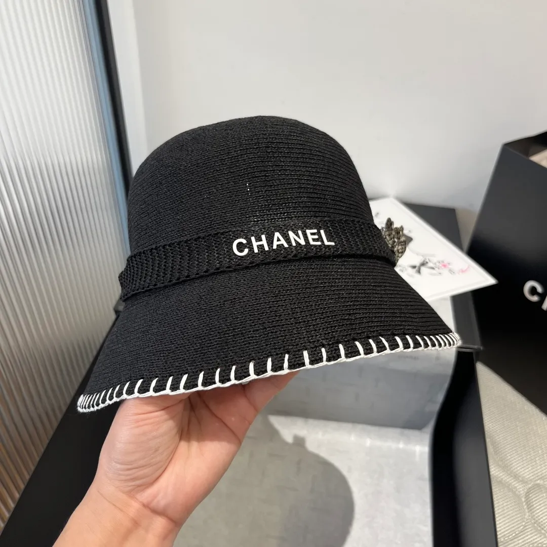 💰110¥ Chanel bucket hat, knitted clutch hat, head circumference 57cm