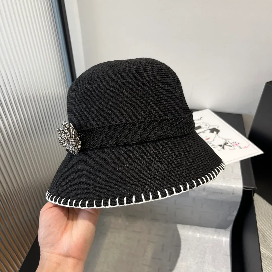 💰110¥ Chanel bucket hat, knitted clutch hat, head circumference 57cm