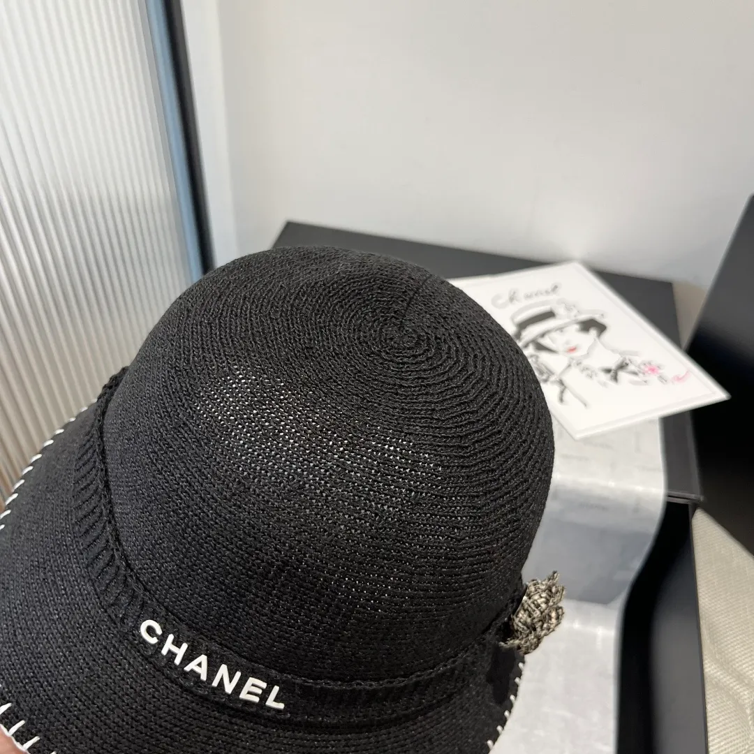 💰110¥ Chanel bucket hat, knitted clutch hat, head circumference 57cm