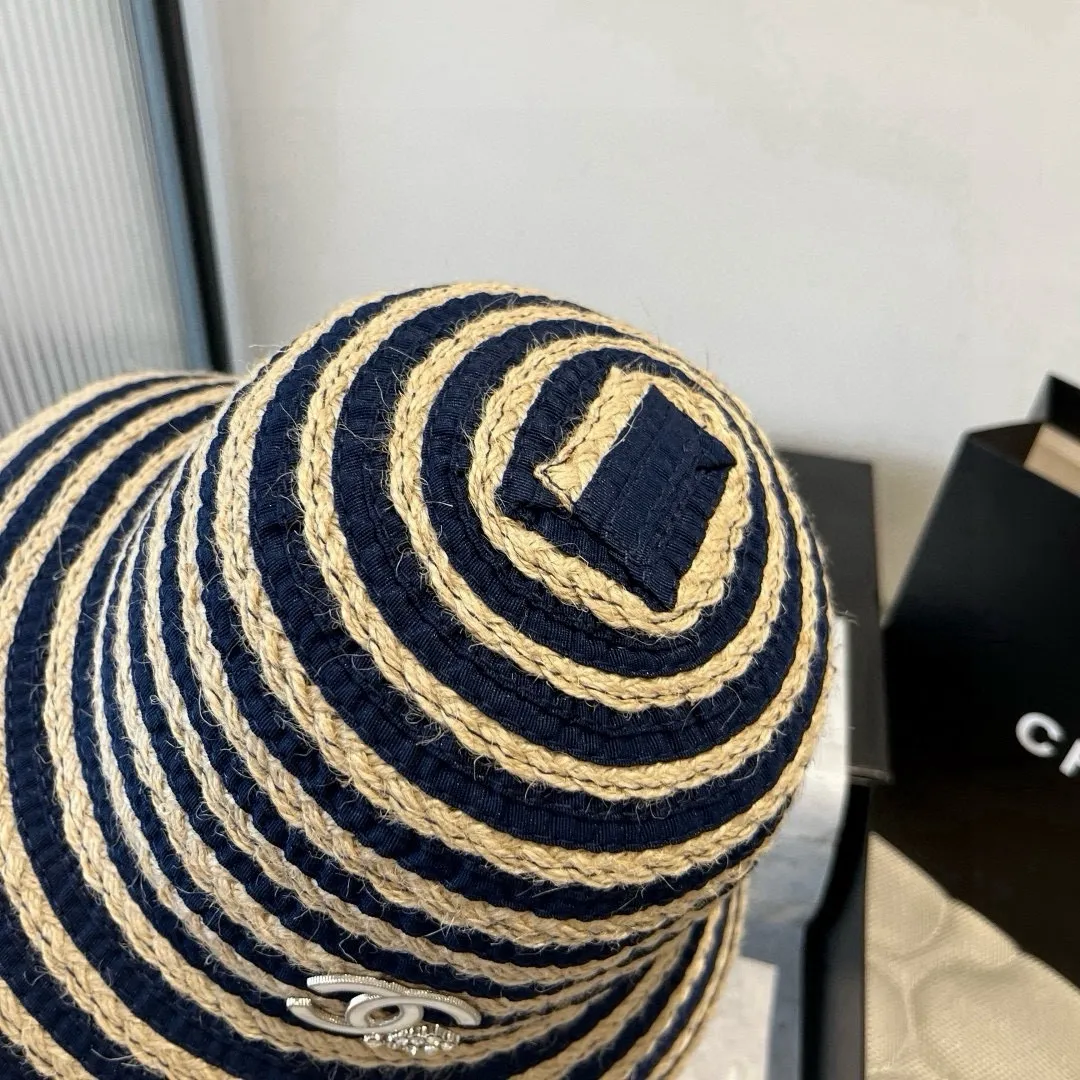 💰140¥ Chanel knitted bucket hat, head circumference 57cm