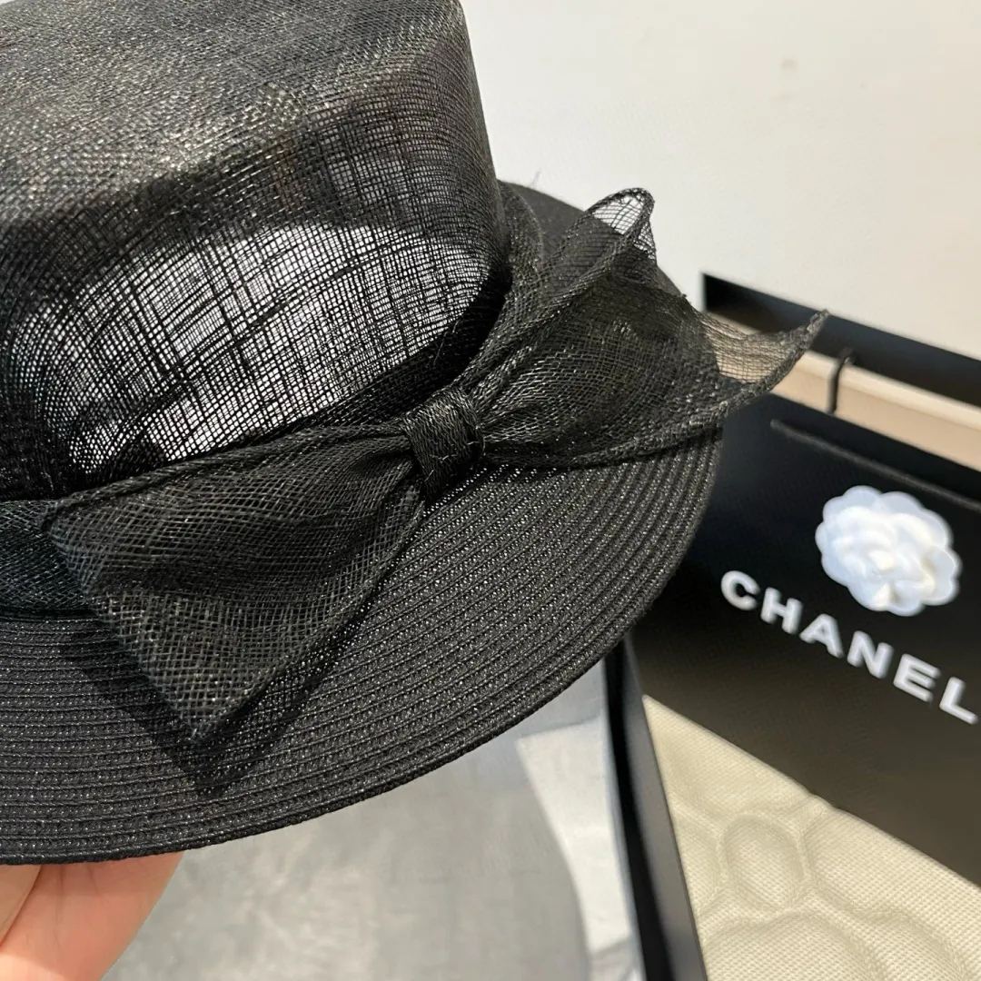 💰220¥ Chanel linen hat, advanced customization, head circumference 57cm