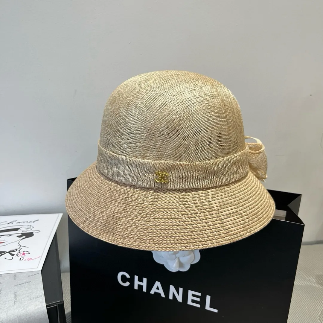 💰220¥ Chanel linen hat, high-end basin hat, head circumference 57cm