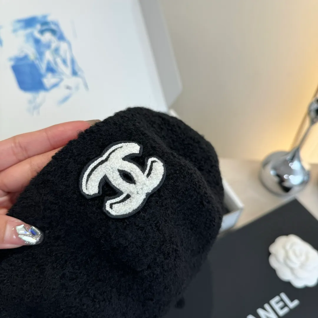 🉐180¥ Chanel wool beret, pumpkin hat, 100% wool🦙 fabric, head circumference 57cm
