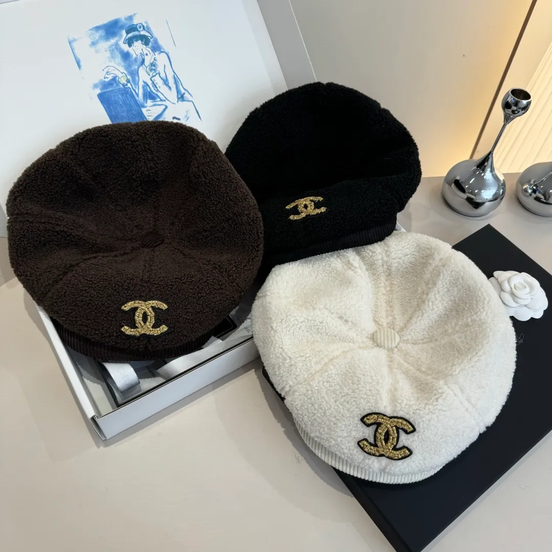 🉐150¥ Chanel wool duck bill forward cap, unisex,