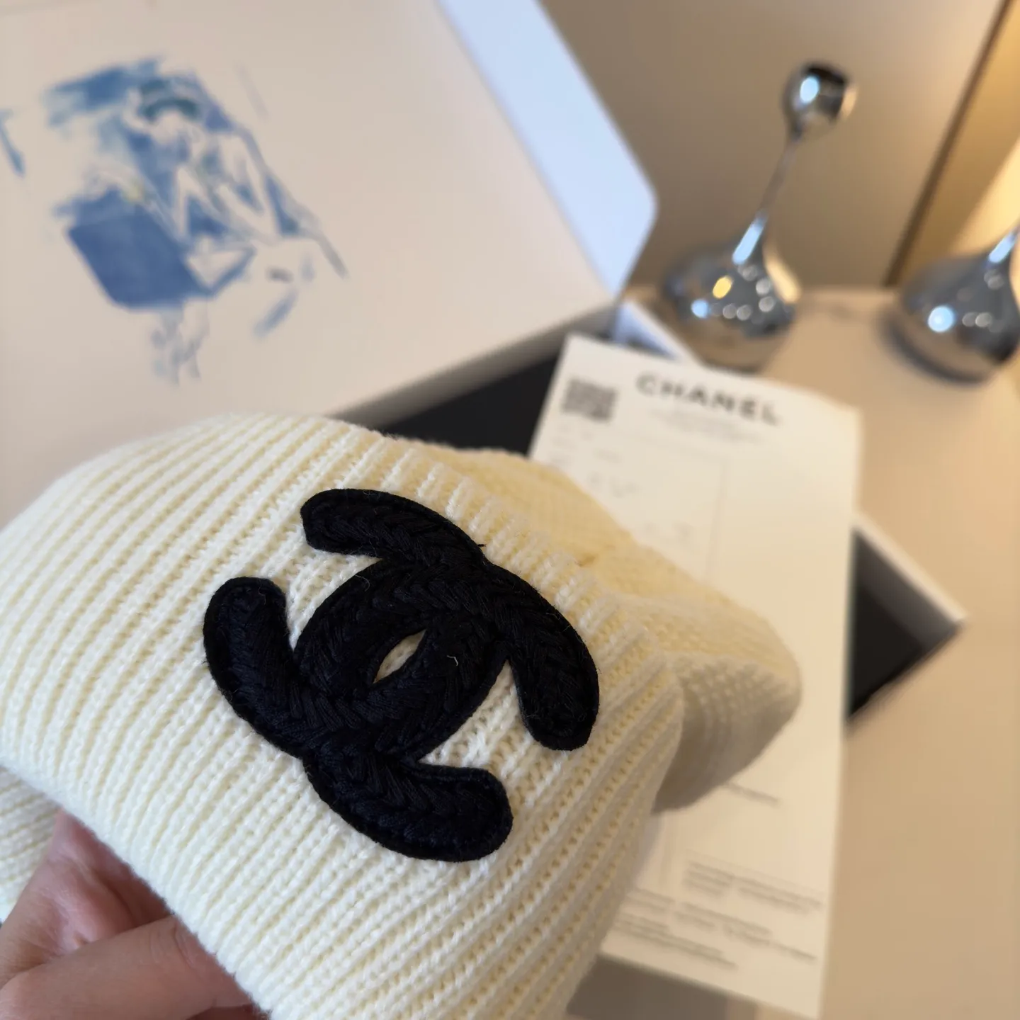 💰70¥ Chanel knitted beanie