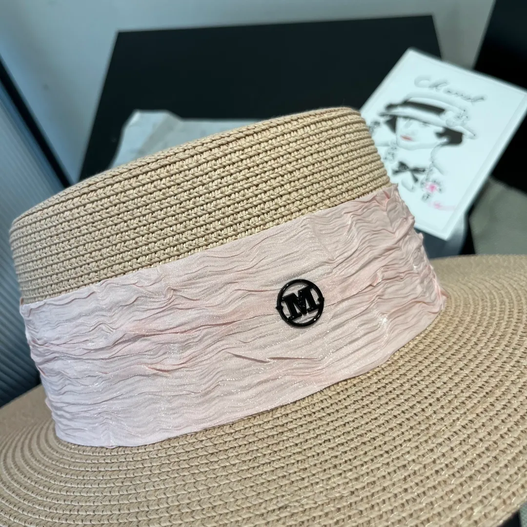 💰110¥ Chanel's new double M flat hat, sunshade hat, head circumference 57cm