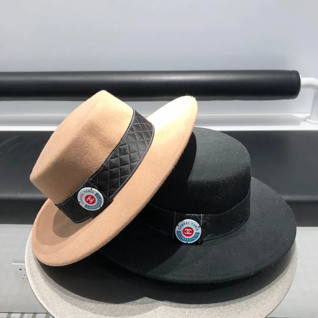 P220 Chanel Chanel 2020 autumn and winter new wool 🦙% top hat, flat hat, a must-have model for Internet celebrities, super high-end.