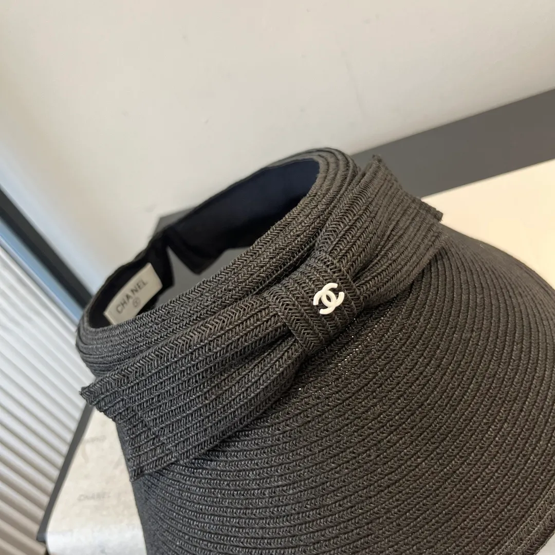 💰130¥ Chanel Chanel bow empty top sun hat, adjustable