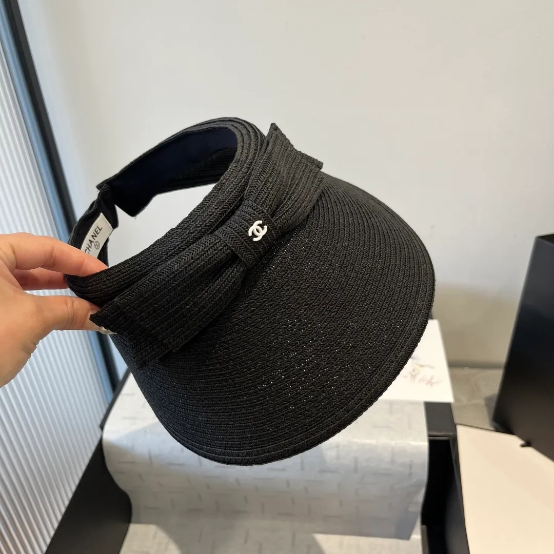 💰130¥ Chanel Chanel bow empty top sun hat, adjustable