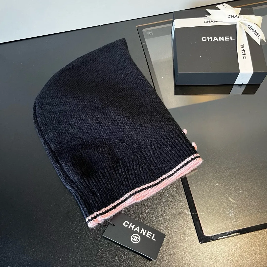 💰70¥ Chanel pullover woolen hat, dual-purpose hat and scarf, very cost-effective