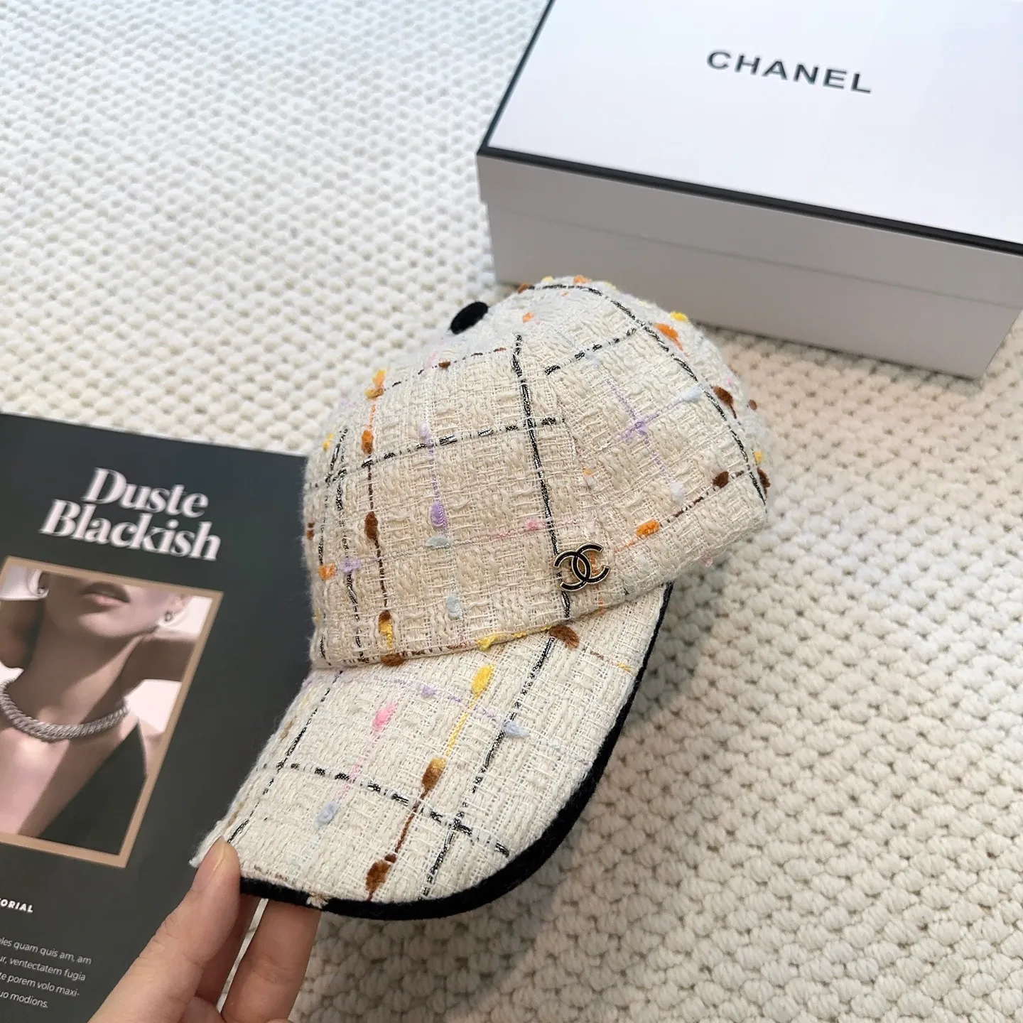 P60 CHANEL Chanel's new autumn and winter baseball cap, simple and elegant👈🏻👍casual and fashionable👩trendy and stylish👍Versatile style!