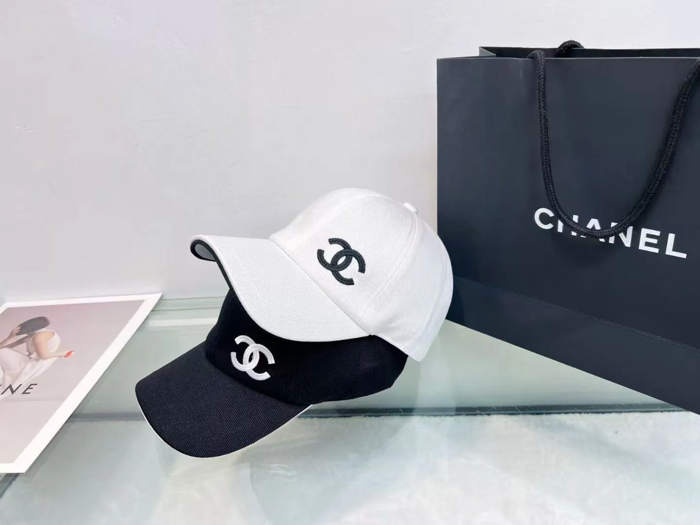 P60 CHANEL Chanel 2025 new small fragrance big-name baseball cap, counter classic style, unisex, head circumference 57