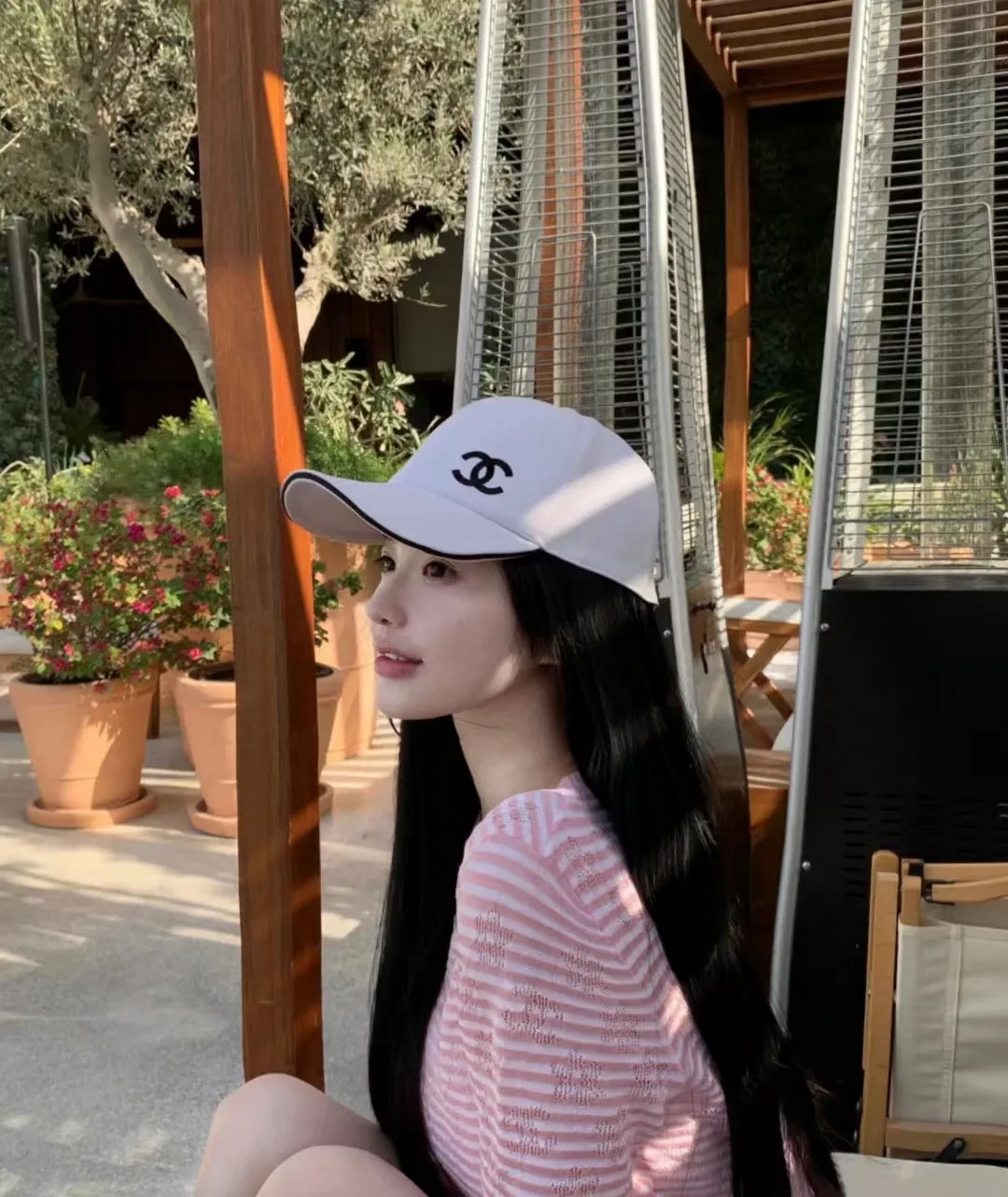 P60 CHANEL Chanel 2025 new small fragrance big-name baseball cap, counter classic style, unisex, head circumference 57