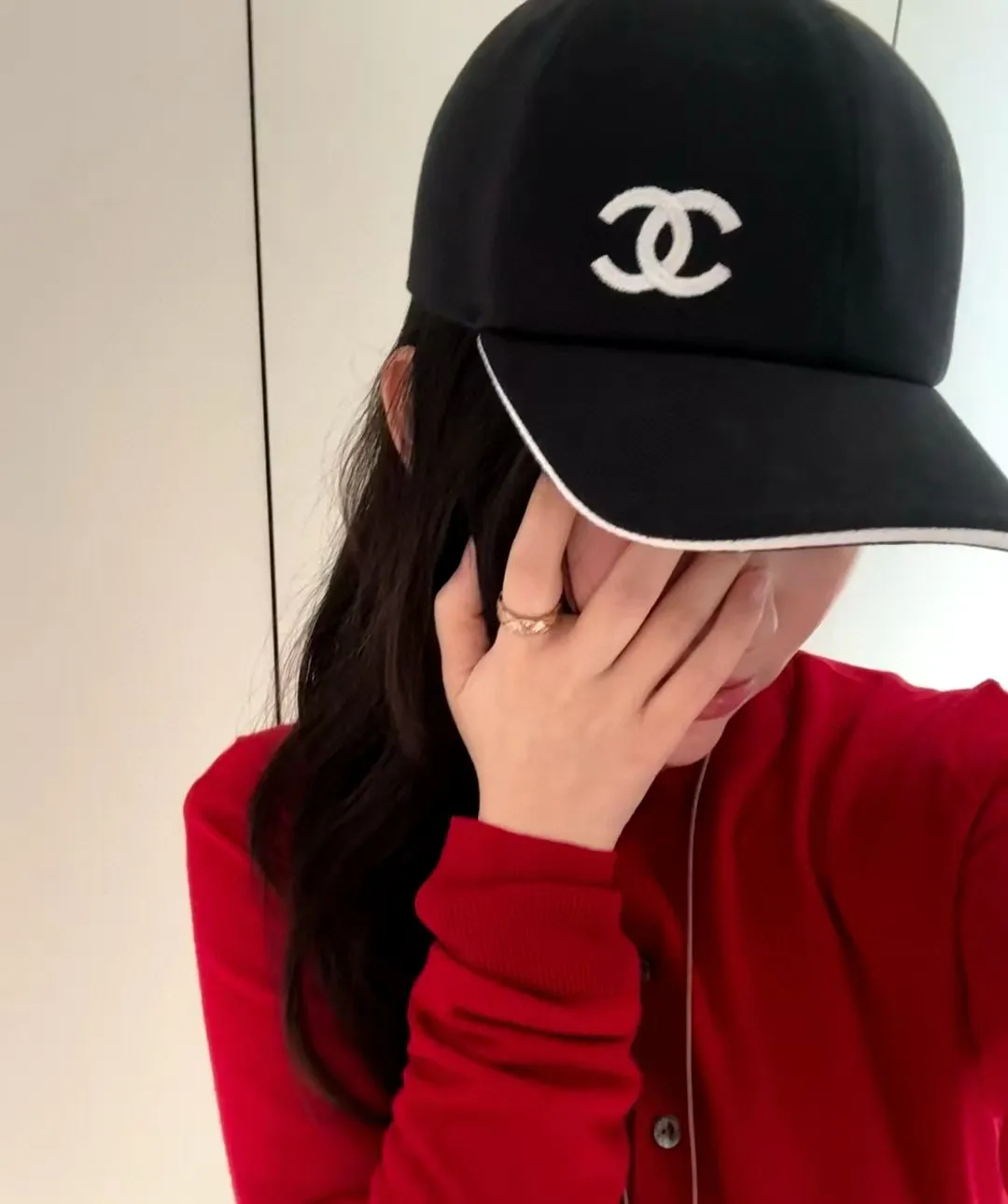 P60 CHANEL Chanel 2025 new small fragrance big-name baseball cap, counter classic style, unisex, head circumference 57