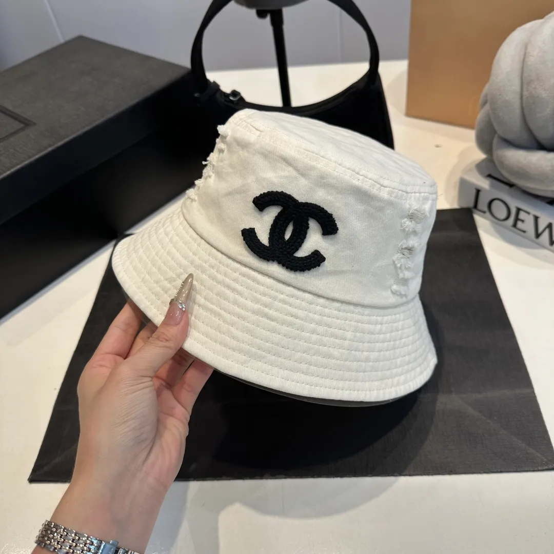 P60 Chanel new bucket hat, Xiaoxiang is classic and simple, fashionable and casual design, suitable for all seasons, a fisherman hat that coexists with laziness and sophistication