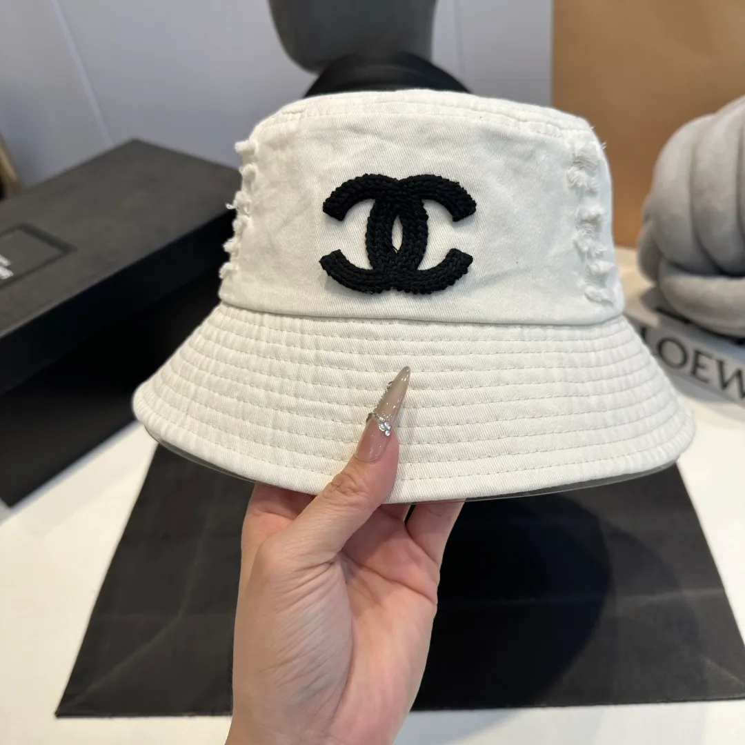 P60 Chanel new bucket hat, Xiaoxiang is classic and simple, fashionable and casual design, suitable for all seasons, a fisherman hat that coexists with laziness and sophistication