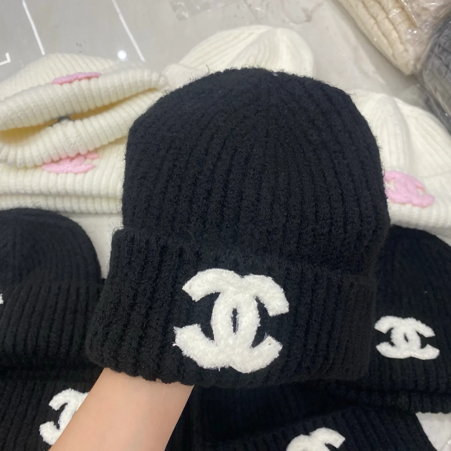 Chanel Chanel knitted hat