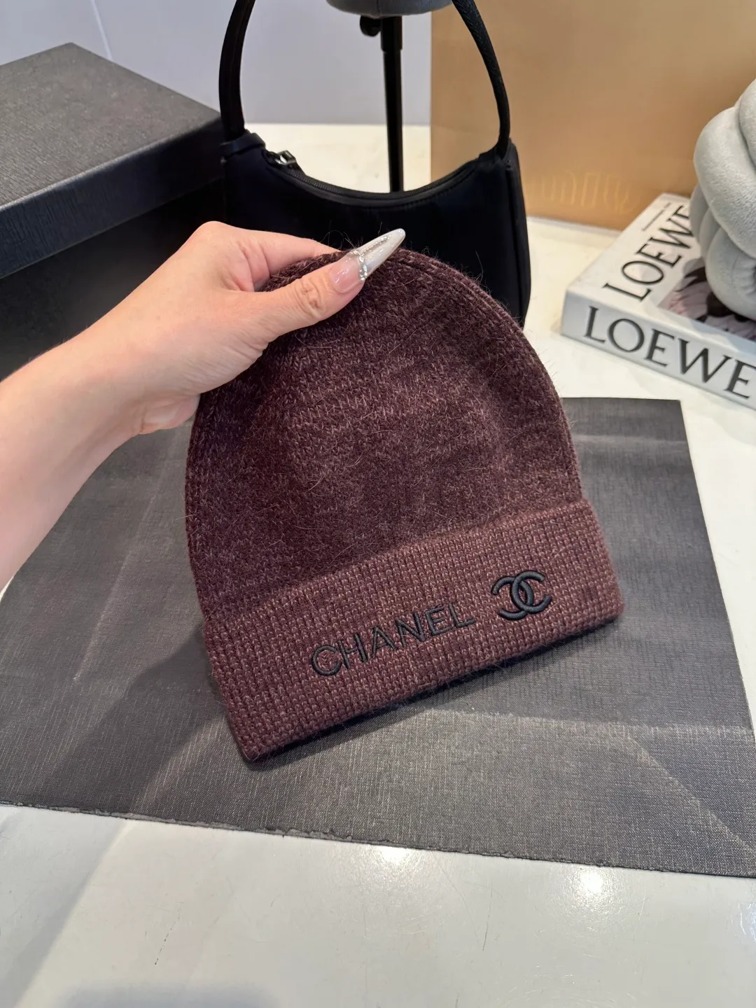 P50 Chanel CHANEL new wool hat, Xiaoxiang is classic and simple, fashionable and casual design, popular new product