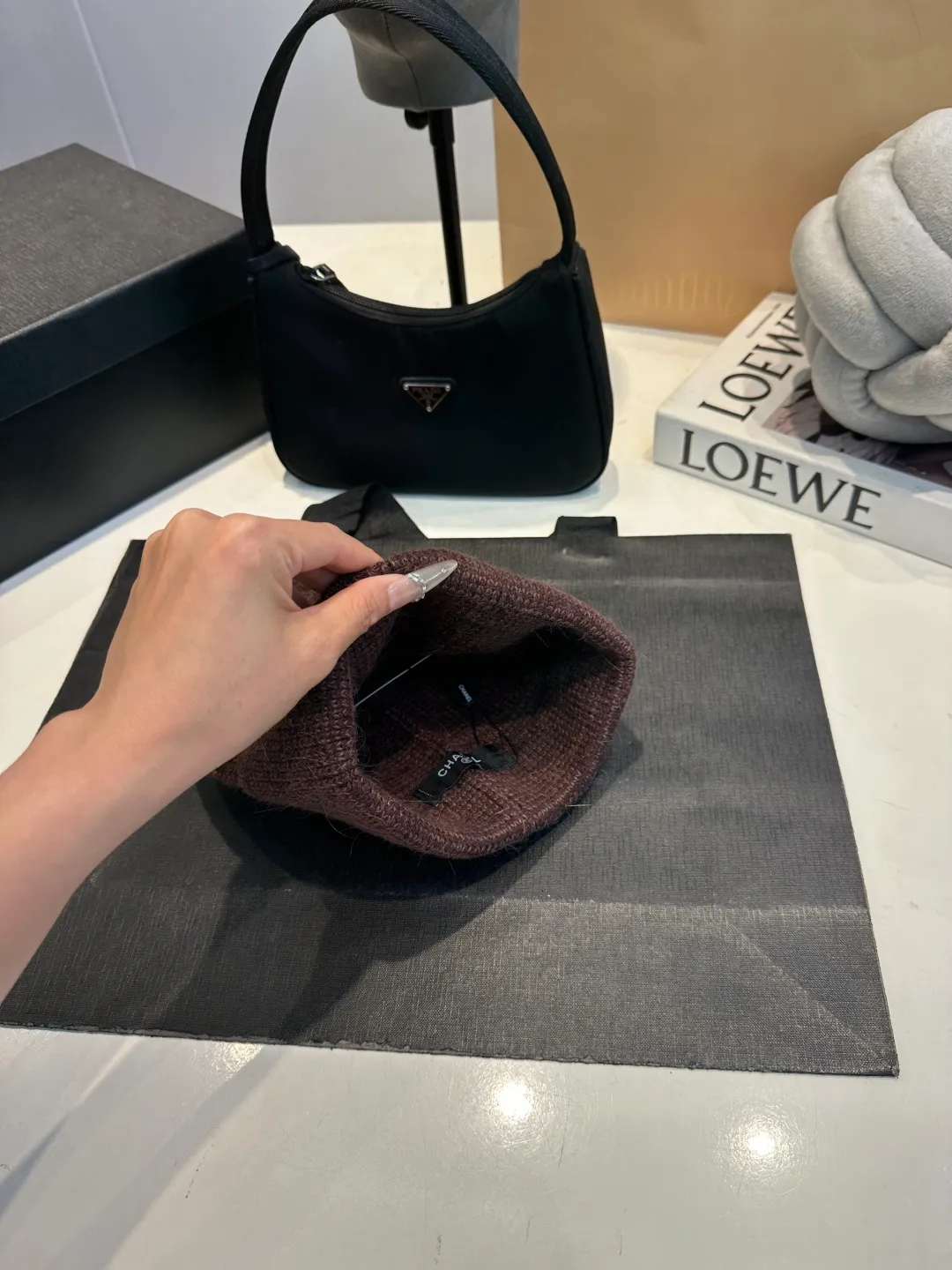 P50 Chanel CHANEL new wool hat, Xiaoxiang is classic and simple, fashionable and casual design, popular new product