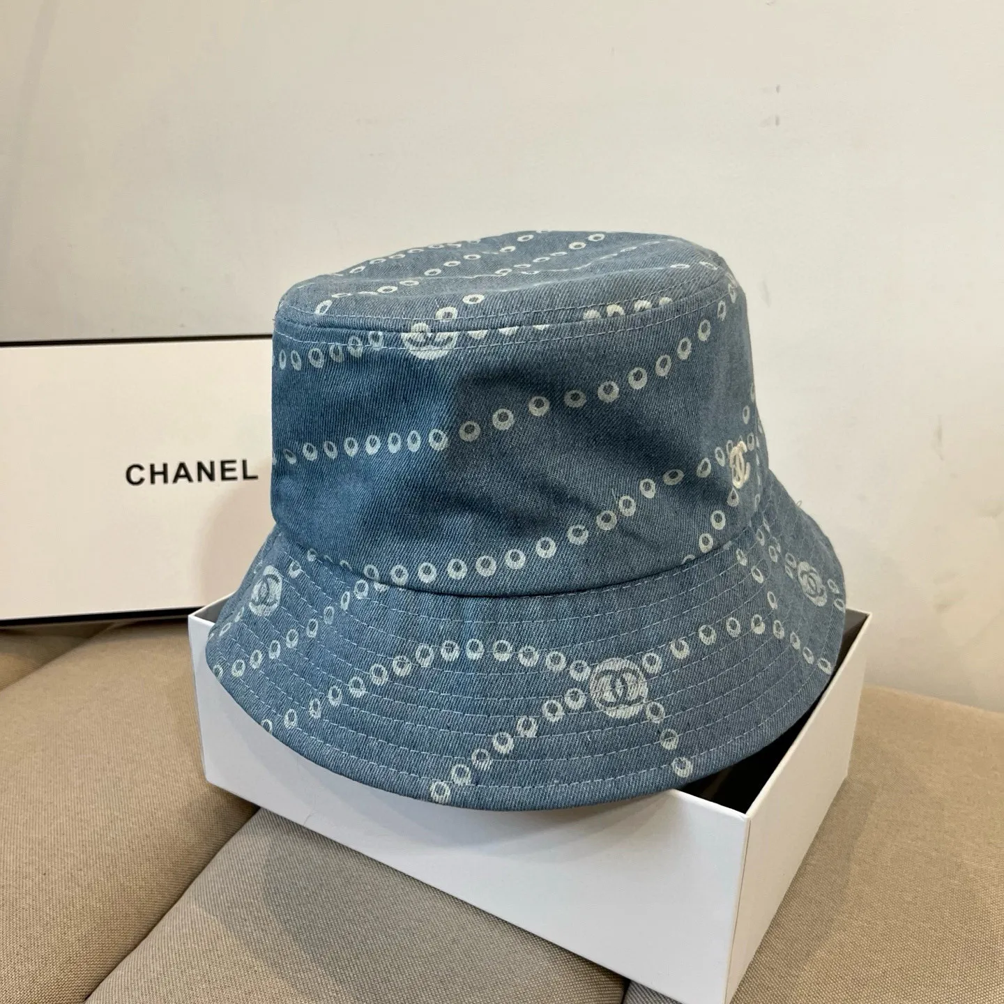 P60 CHANEL Chanel 2025 new style small fragrance big brand fisherman hat, counter classic style, unisex, head circumference 57