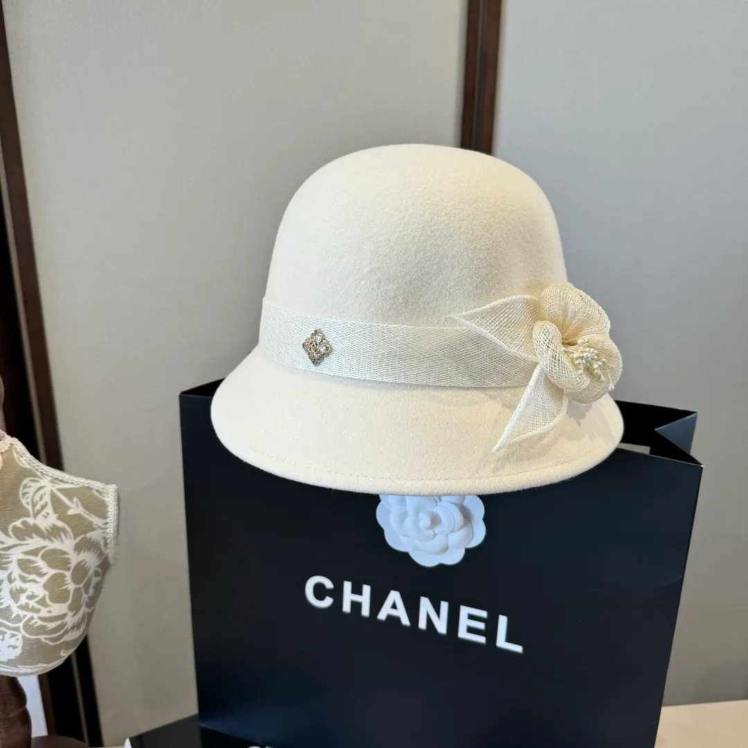 💰240¥ Chanel imported linen yarn hat, advanced customization, head circumference 57cm