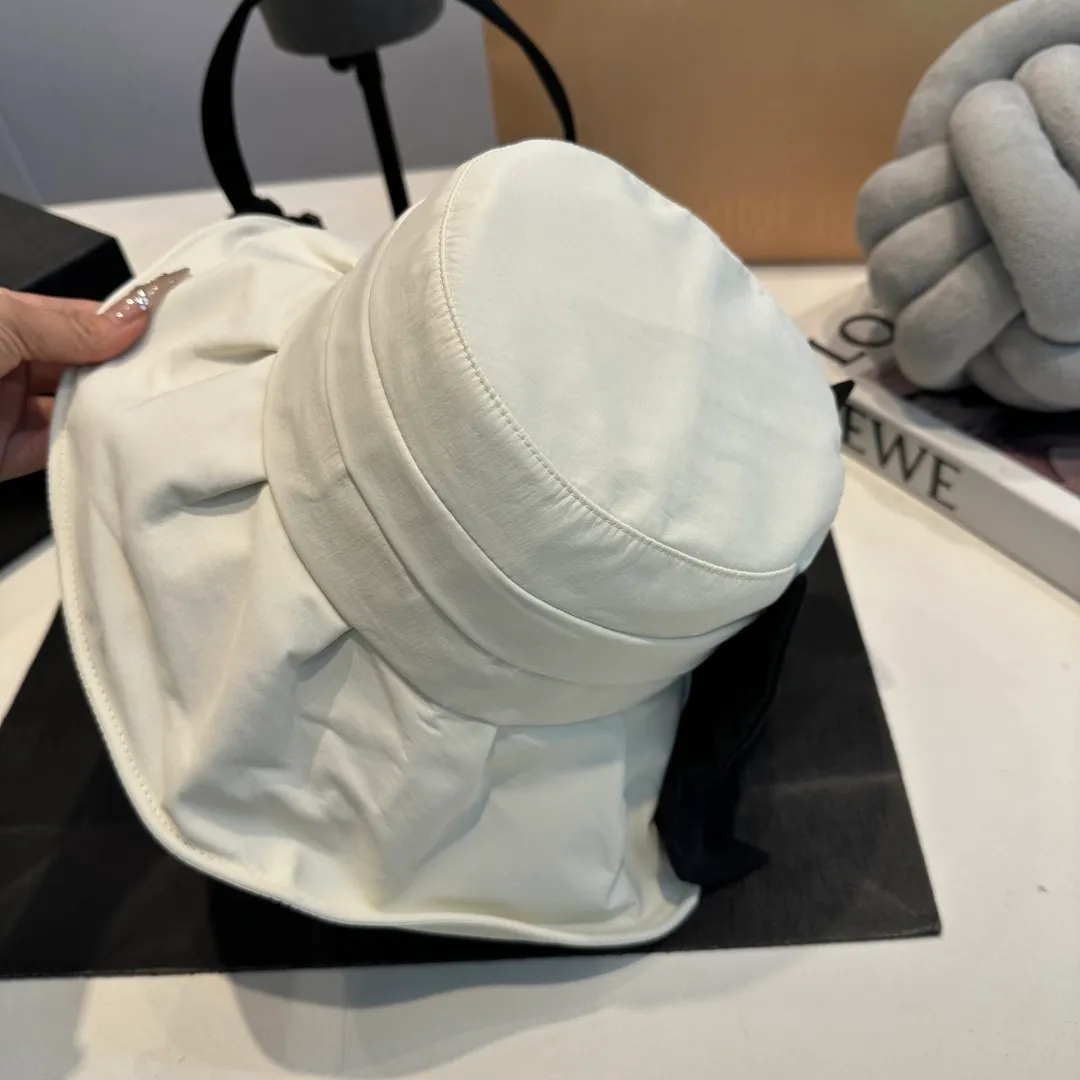 P70 Chanel bow bucket hat, ladylike style, head circumference 57cm